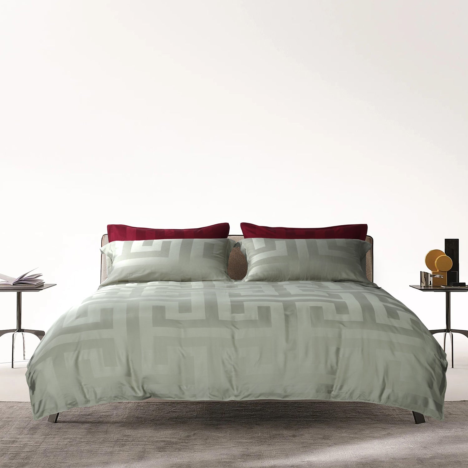 Intero | BambooPro Jac Beyond Thread Count | Toni Collection | Bed Set | Fitted Sheet | With Quilt Cover Set *FREE 1 Bellami Shield Guard Mattress Protector*
