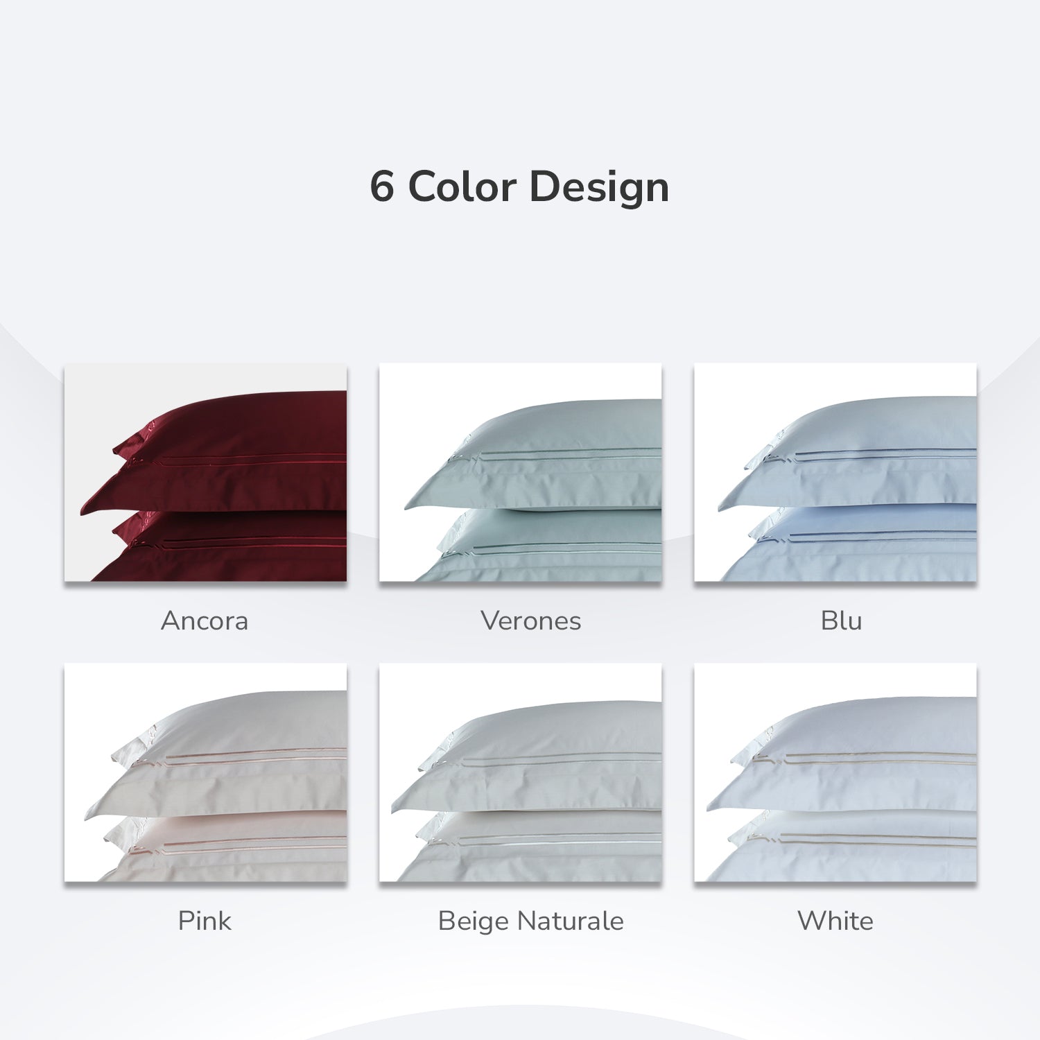 Bellami I Monti I 100% Egyptian Cotton I 1500TC I Fitted Sheet Set I Duvet Cover Set - 6 Colours