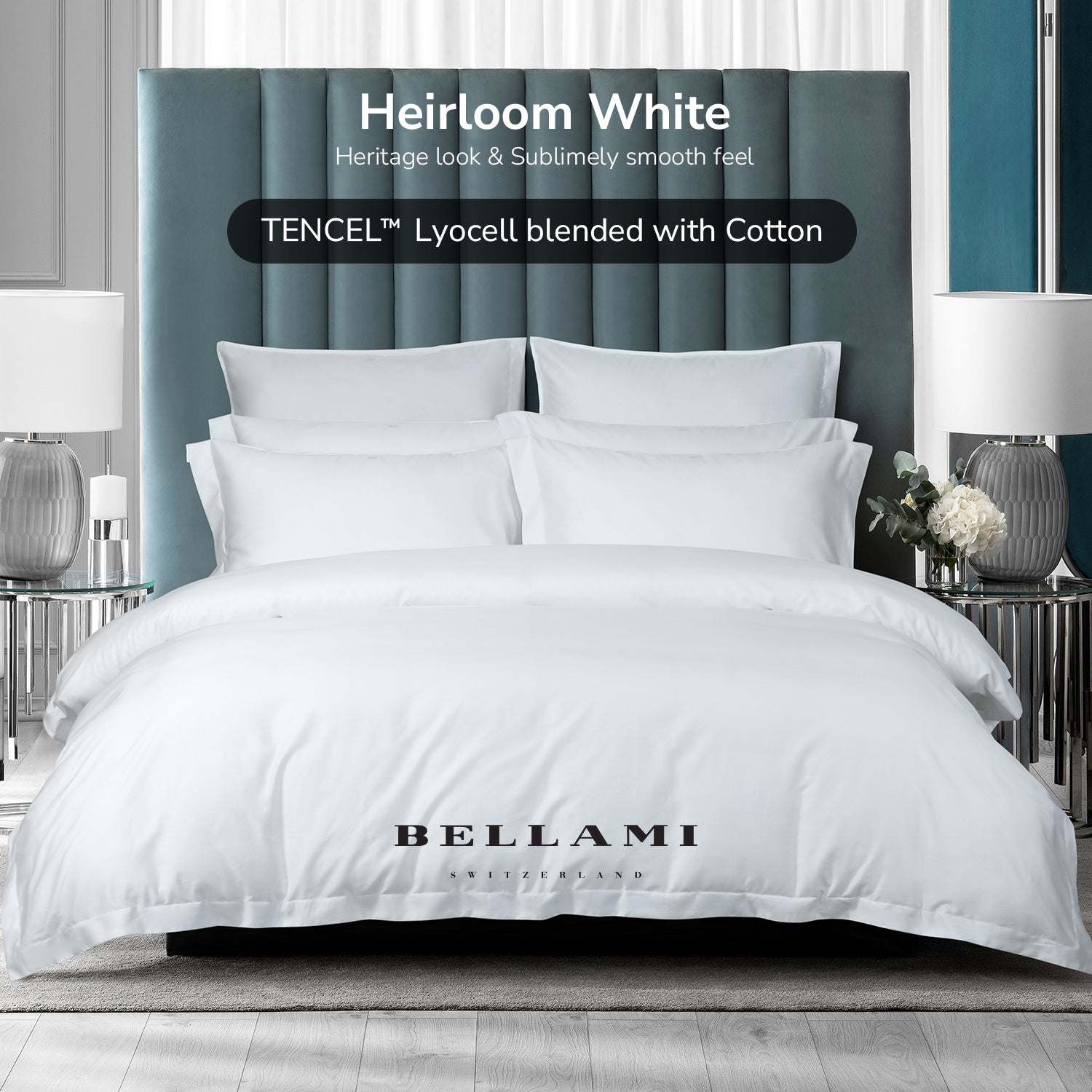 Bellami | Heirloom Classic Claiver Classic I TENCEL™ Lyocell I Fitted Sheet Set I Bed Sheet Set