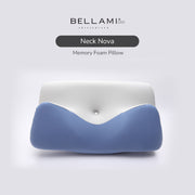 Bellami Plus Tech Series I Neck Nova Memory Foam Pillow I Dual-Height Design | Premium Memory Foam