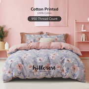 Hillcrest I Cotton Printed I 950TC I Fitted Sheet Set I Bed Set I HC0924 - 2
