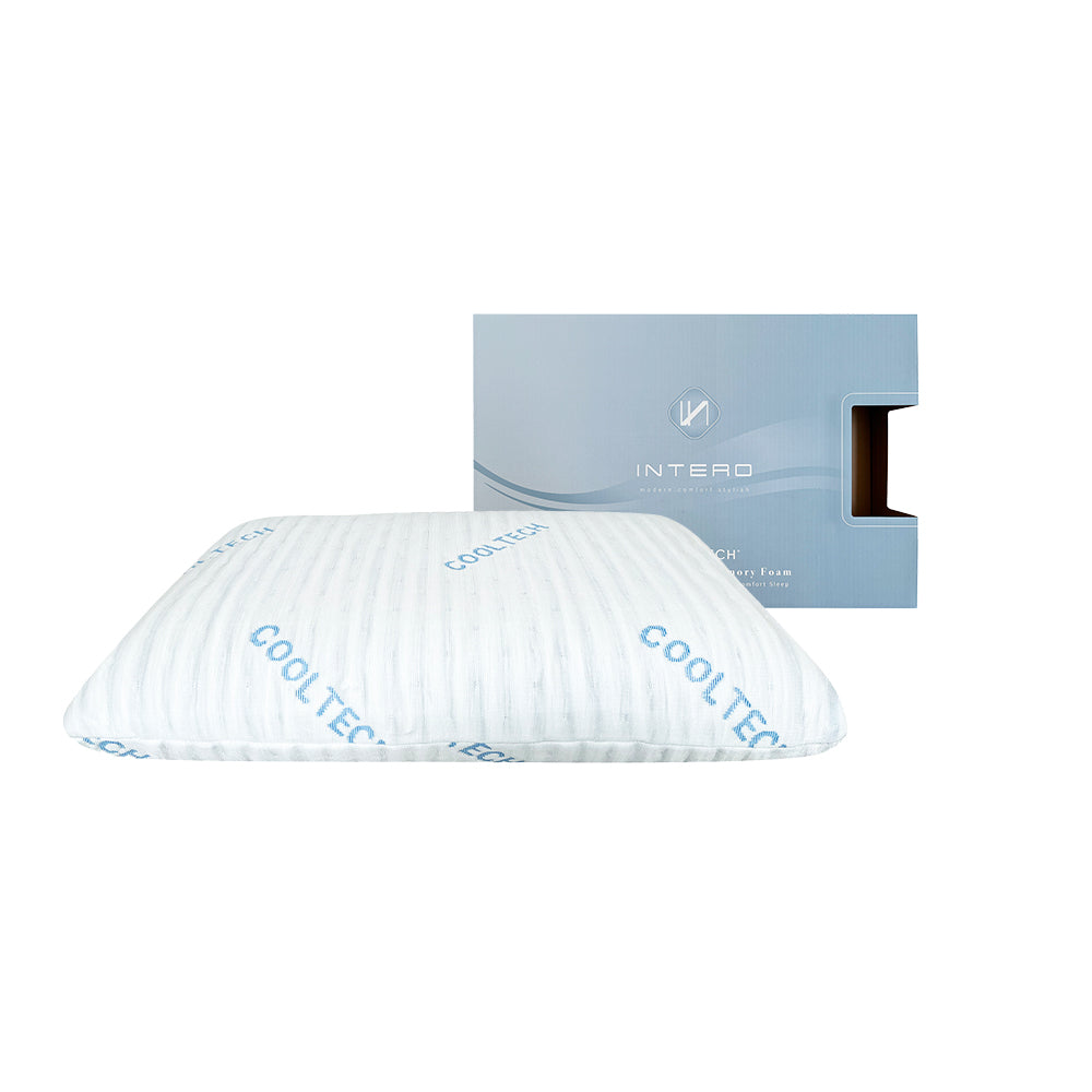 Intero I CoolTech AirPass I Charcoal Memory Foam Pillow - Comfort & Contour