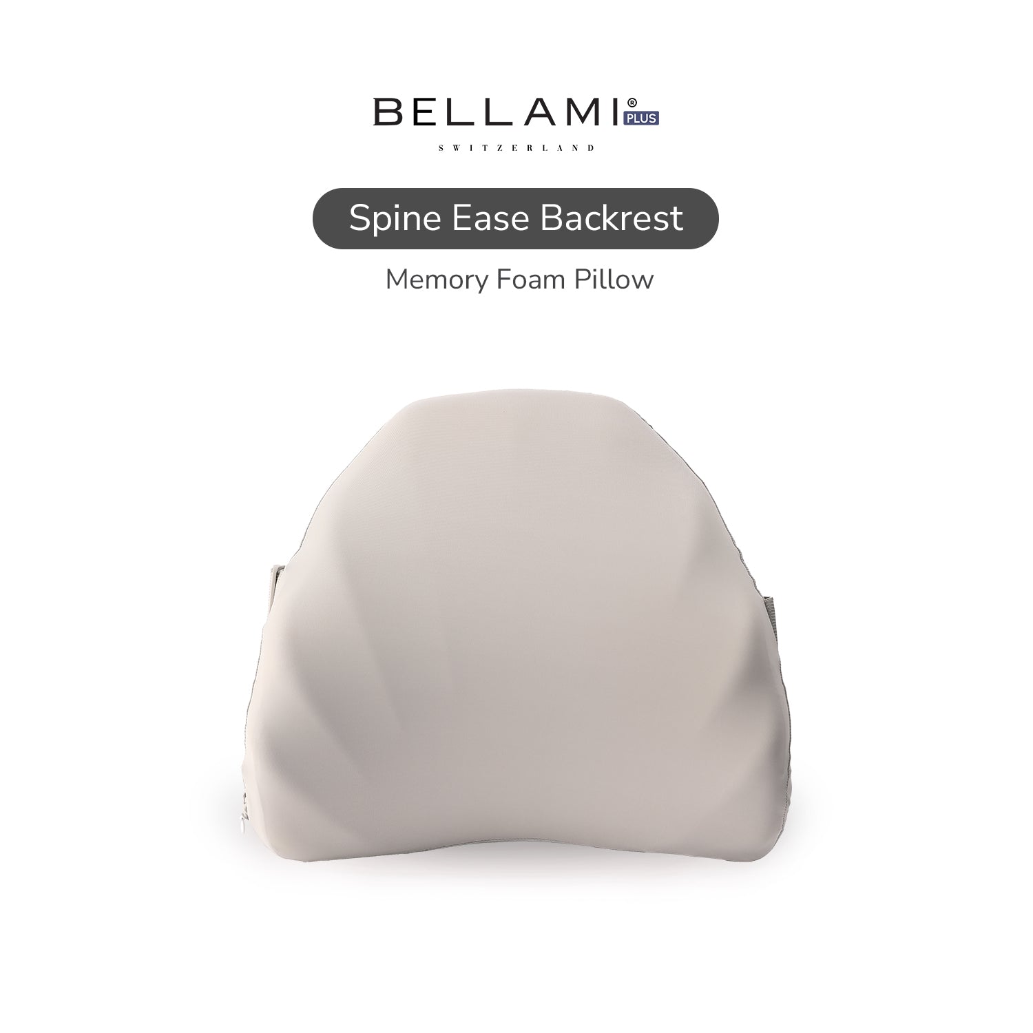 Bellami Plus Tech Series I Spine Ease Backrest I High-Density Memory Foam | Ergonomic Support