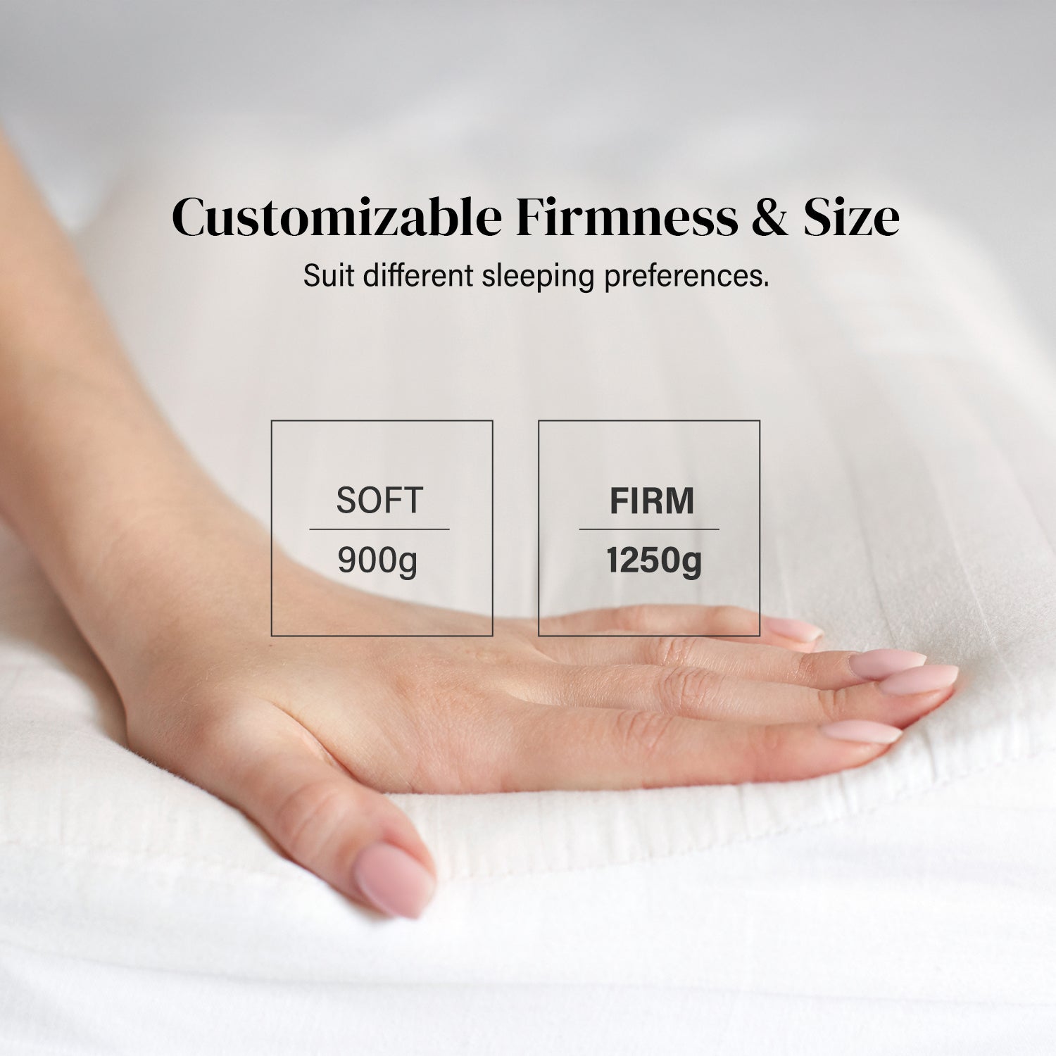 Intero I Visco-AIR Premium I BambooPRO Charcoal I Memory Foam Pillow I Contour Soft & Firm