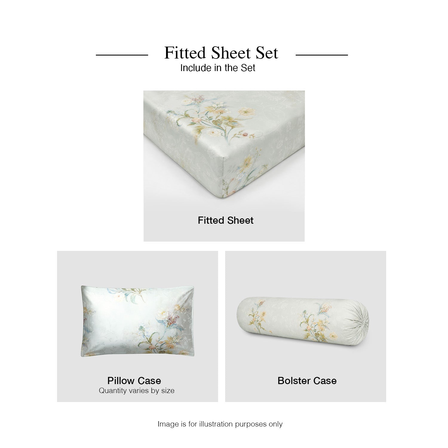 Intero Cupro Morgan 1800TC PIMA Cotton Printed Jacquard Luxury Bedding Set