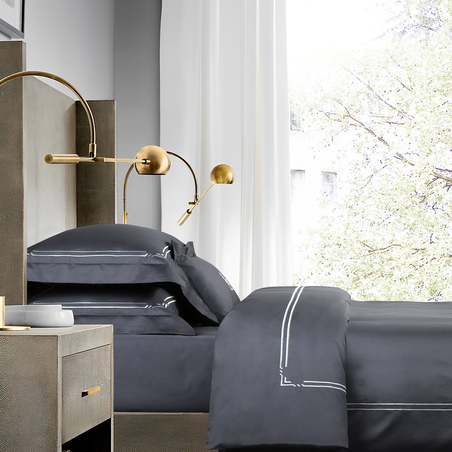 Bellami Monti N22 1500TC Egyptian Cotton Bedding Set Luxury Soft Bedsheets