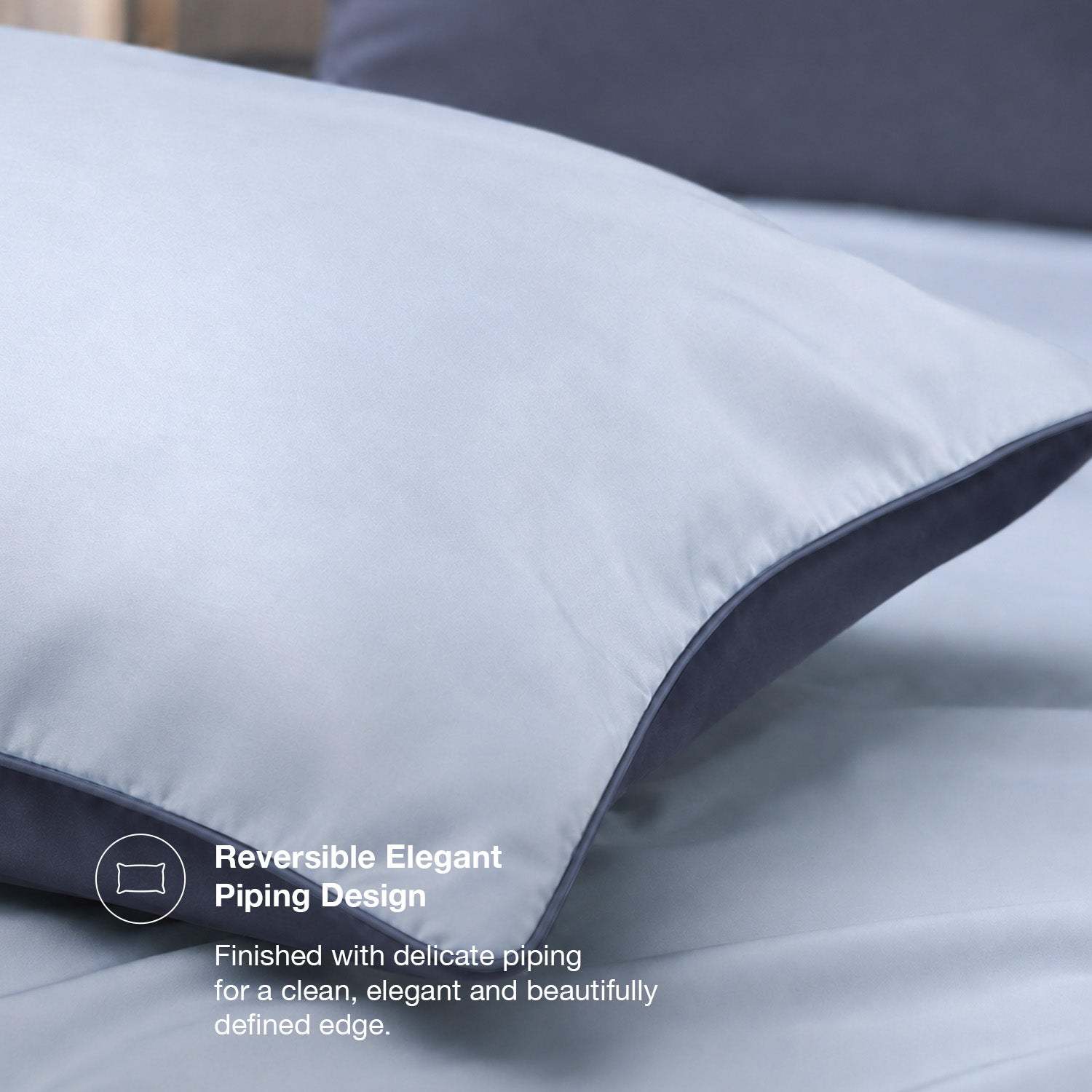 Bellami Trinity Calvi Duo Piping BambooPro Luxury Bedding Set