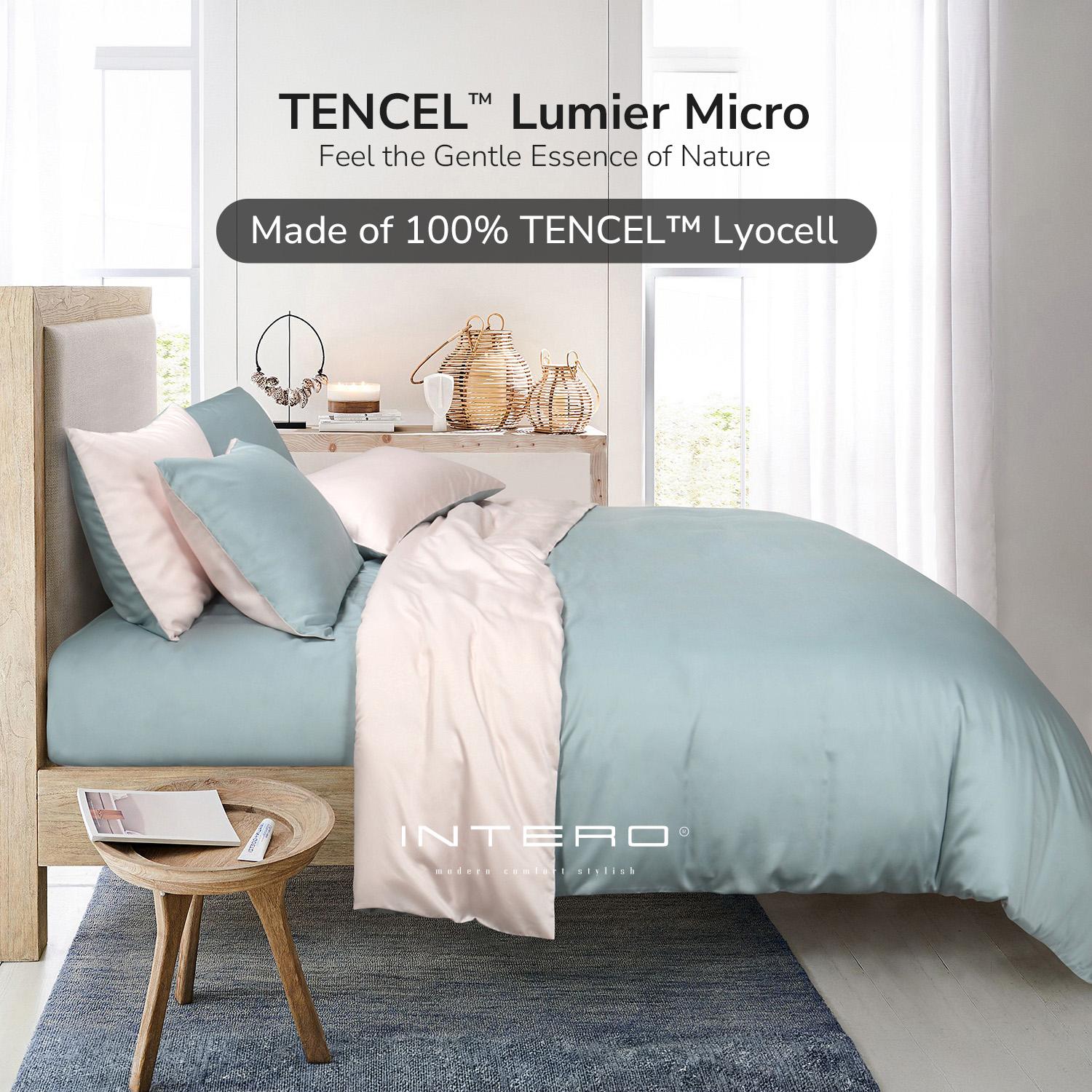 Intero Lumier Micro Tencel Solid Eniz Bedding Collection - 1500TC