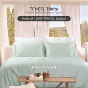 Bellami I Nano Puzzle Mini I Trinity 100% TENCEL™ Solid I 1100TC I Fitted Sheet Set I Bed Set I Pillow Case I Bolster Case - 6 Colours