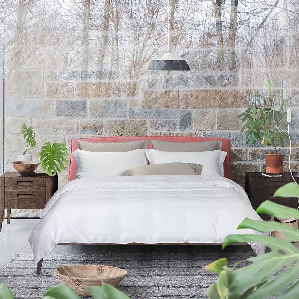 Intero I Grace 5.0 Collection I Premium Bamboo I Fitted Sheet Set I Bed Set I Pillow Case I Bolster Case I With Quilt Cover - 5 Colours