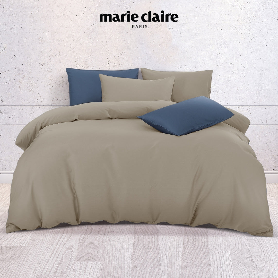 Marie Claire I MORPHEUS I Solid 100% Cotton I 950TC I Fitted Sheet Set I Pillow Case I Bolster Case -5 Colour