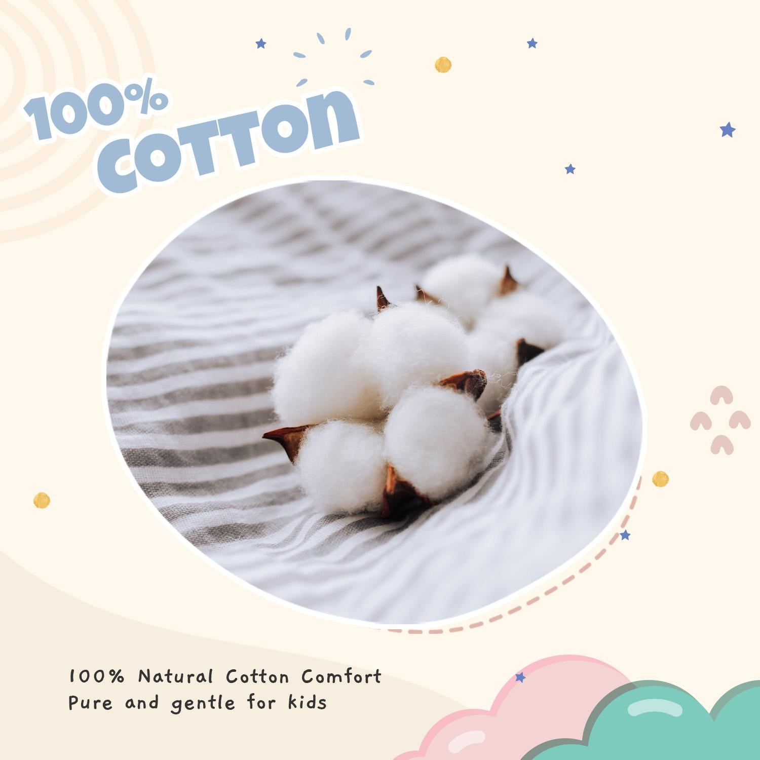 IE Kids I 100% Cotton Printed I Fitted Sheet Set I Fun Vibrant Prints Without Quilt Cover - Cuddle Friends