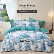 Hillcrest I Cotton Printed I 950TC I Fitted Sheet Set I Bed Set I HC0924 OE 3