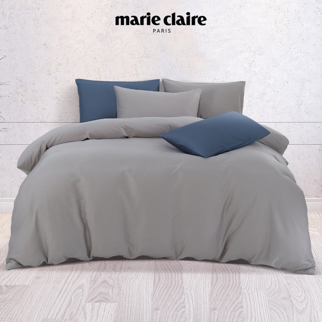 Marie Claire I MORPHEUS I Solid 100% Cotton I 950TC I Fitted Sheet Set I Pillow Case I Bolster Case -5 Colour