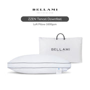 Bellami I ZZEN 100% TENCEL‚Ñ¢ Cover DownFeel¬Æ I Loft Pillow ‚Äì 1600g