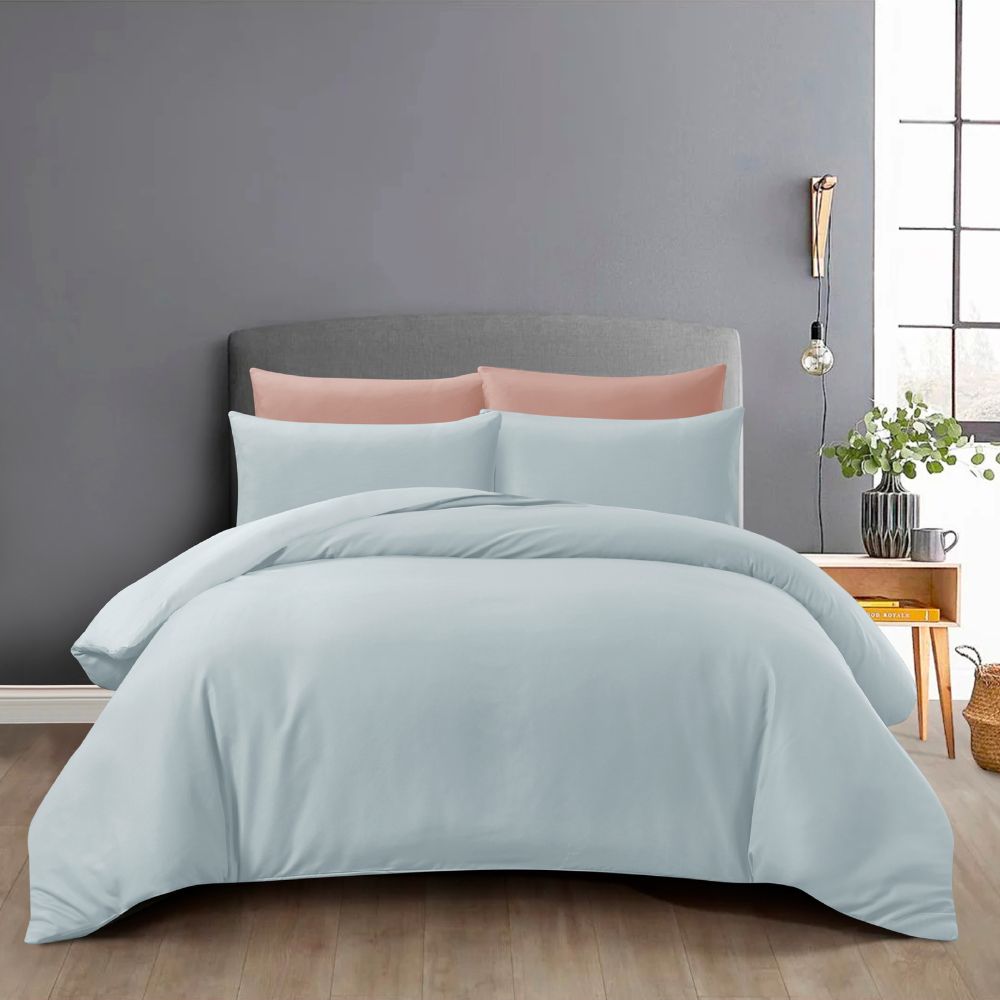 Hillcrest I ComfyLux Solid I 988TC I Fitted Sheet Set I Pillow Case I Bolster Case I No Quilt Cover - 6 Colours