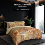 IE Maison Lumos Tencel Printed 1700TC Luxury Bed Set