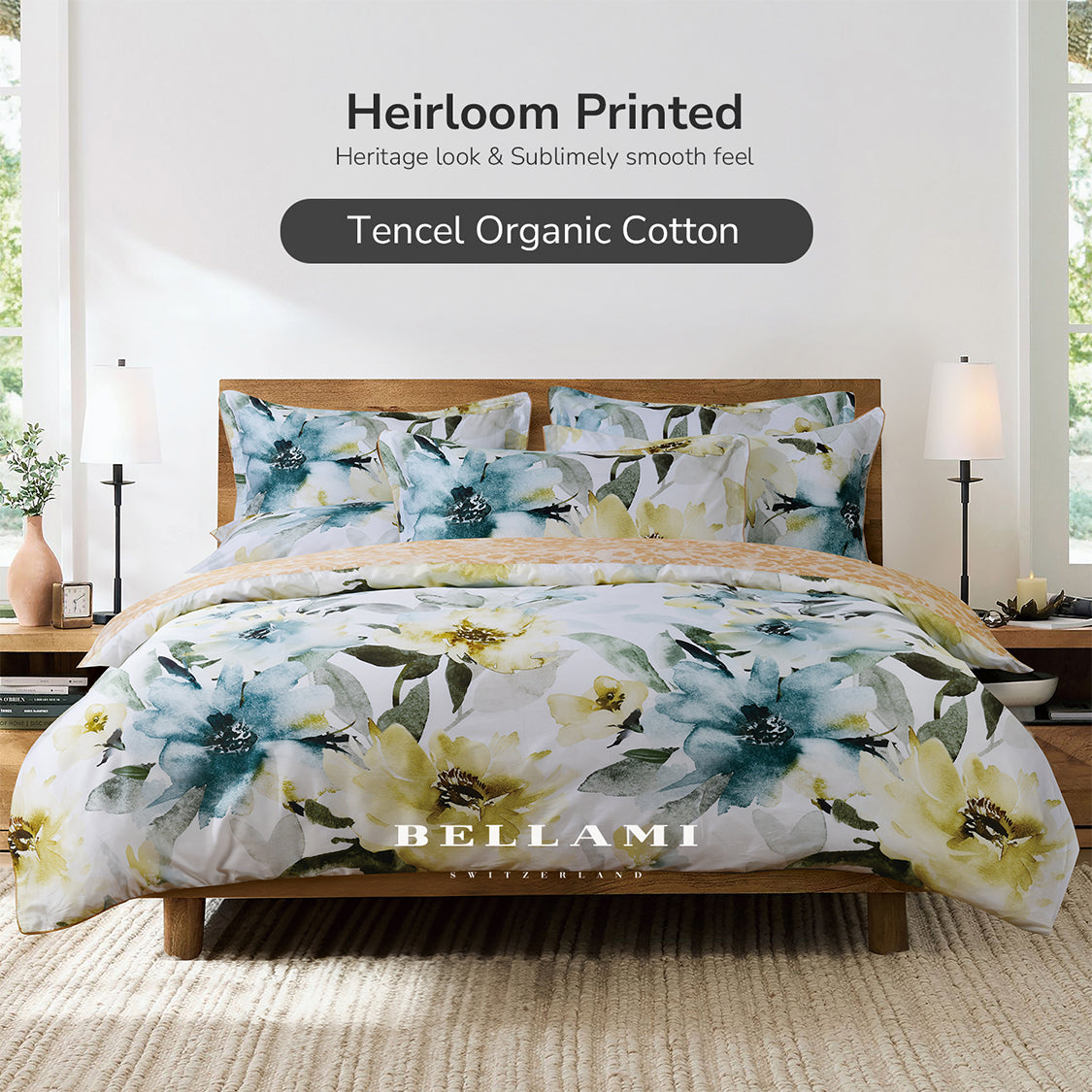 Bellami I TENCEL™ I Organic Cotton I Bed Set I With Quilt Cover - Nina