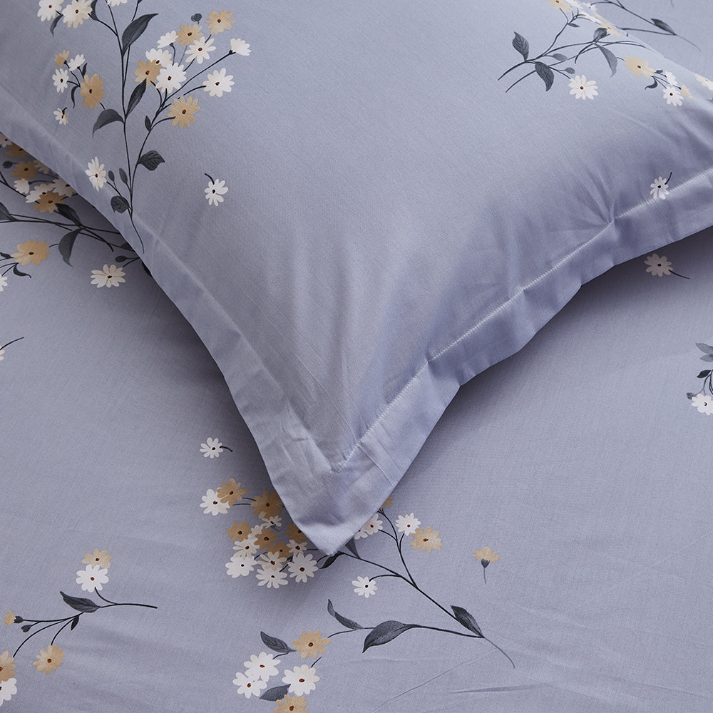 Marie Claire I Lumine 100% Combed Cotton I 1000TC I Fitted Sheet Set I Bed Set - Camellia