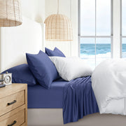 Intero BambooPro Beyond Thread Count Mono 2.0 Fitted Sheet Set - Denim