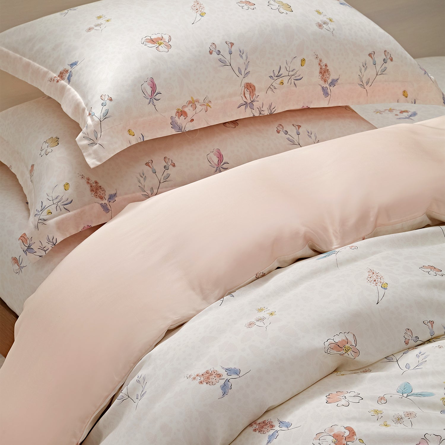 Marie Claire I MONTAIGNE I Lyocell Printed I 1000TC I Fitted Sheet I Bed Set - MC0425LY-01