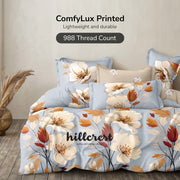 Hillcrest I 988TC ComfyLux I Printed Fitted Sheet Set - Comfort