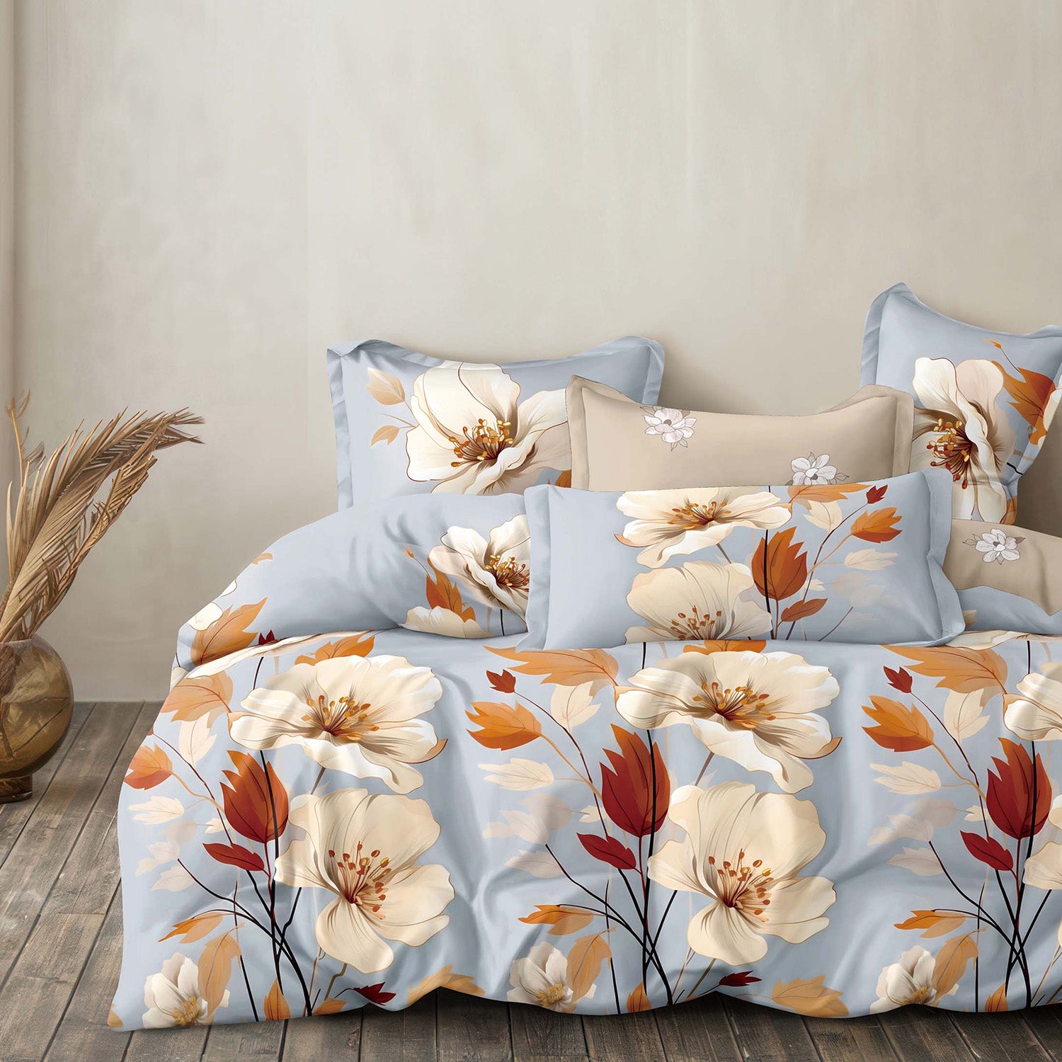 Hillcrest I 988TC ComfyLux I Printed Fitted Sheet Set - Comfort