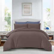 Hillcrest ComfyLux Solid 988TC | Fitted Sheet Set I No Quilt Cover - Ember