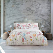 Bellami SG61 Heirloom Organic Cotton & Tencel Luxury Bedding Set with Free Lumbar Pillow(While Stock Last) - Garden Orchid