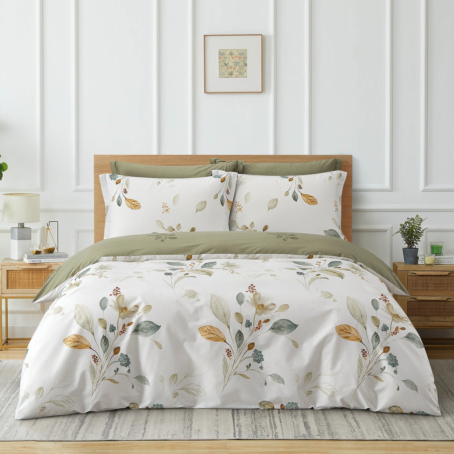 Maison De Claire 1000TC Combed Cotton Printed Bedding I Forest Whisper