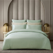 Intero I Grace I BambooPro I Beyond Thread Count Fitted Sheet | Bed Set - Lt Green