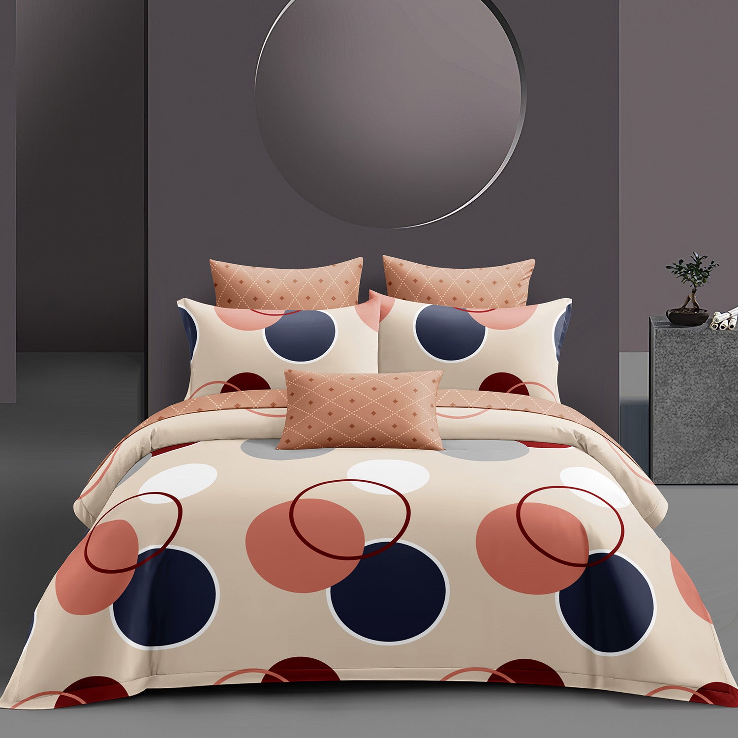 Hillcrest I 988TC ComfyLux I Printed Fitted Sheet Set - Harmony