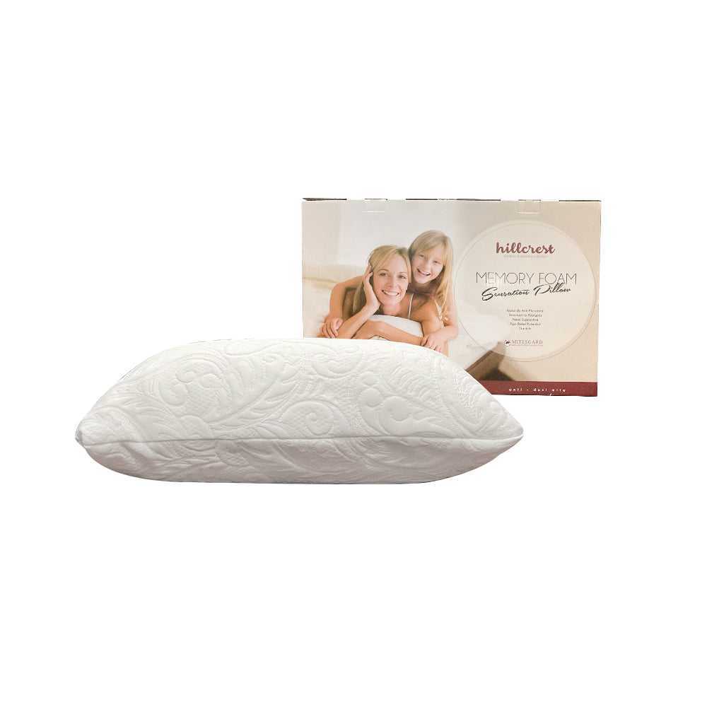 Hillcrest Sensation I Memory Foam Pillow - Firm & Supportive