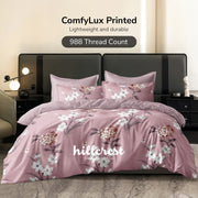 Hillcrest I 988TC ComfyLux I Printed Fitted Sheet Set - Joyous