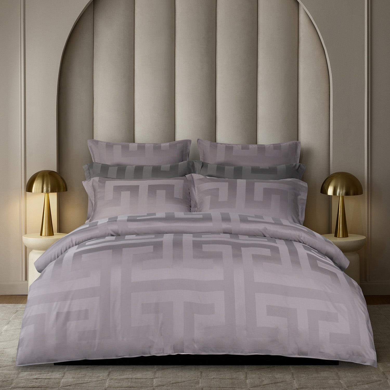 Intero | BambooPro Jac Beyond Thread Count | Toni Collection | Bed Set | Fitted Sheet | With Quilt Cover Set
