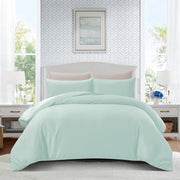 Hillcrest ComfyLux Solid 988TC | Fitted Sheet Set I No Quilt Cover - Light Mint