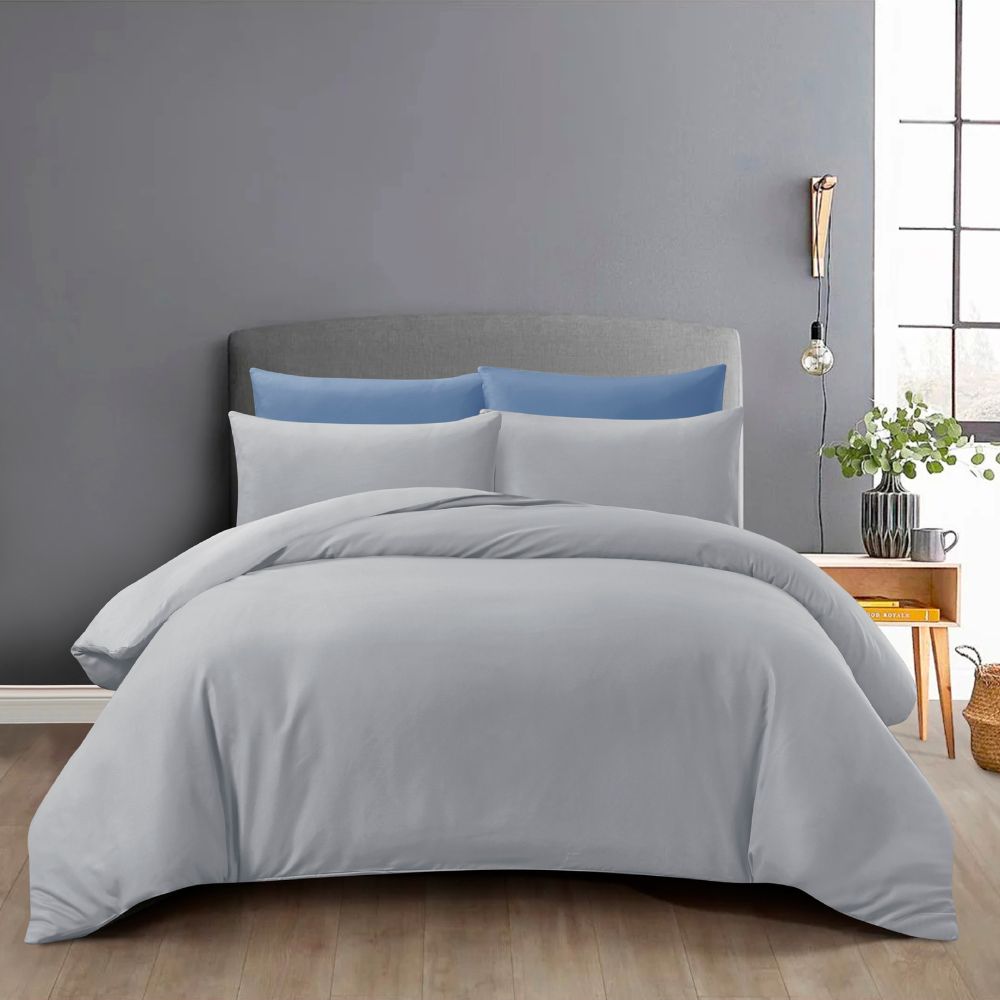 Hillcrest I ComfyLux Solid I 988TC I Fitted Sheet Set I Pillow Case I Bolster Case I No Quilt Cover - 6 Colours