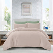 Hillcrest ComfyLux Solid 988TC | Fitted Sheet Set I No Quilt Cover - Oak