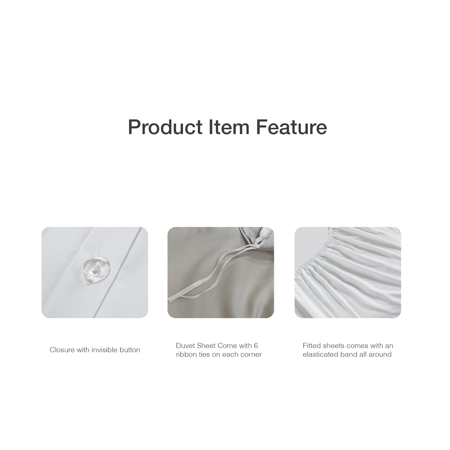BELLAMI I Sustainable TENCEL™ 1200TC Bed Set with Sheets & Pillowcases