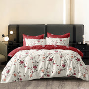 Hillcrest I 988TC ComfyLux I Printed Bedding Collection I Fitted Sheet Set - Rosara