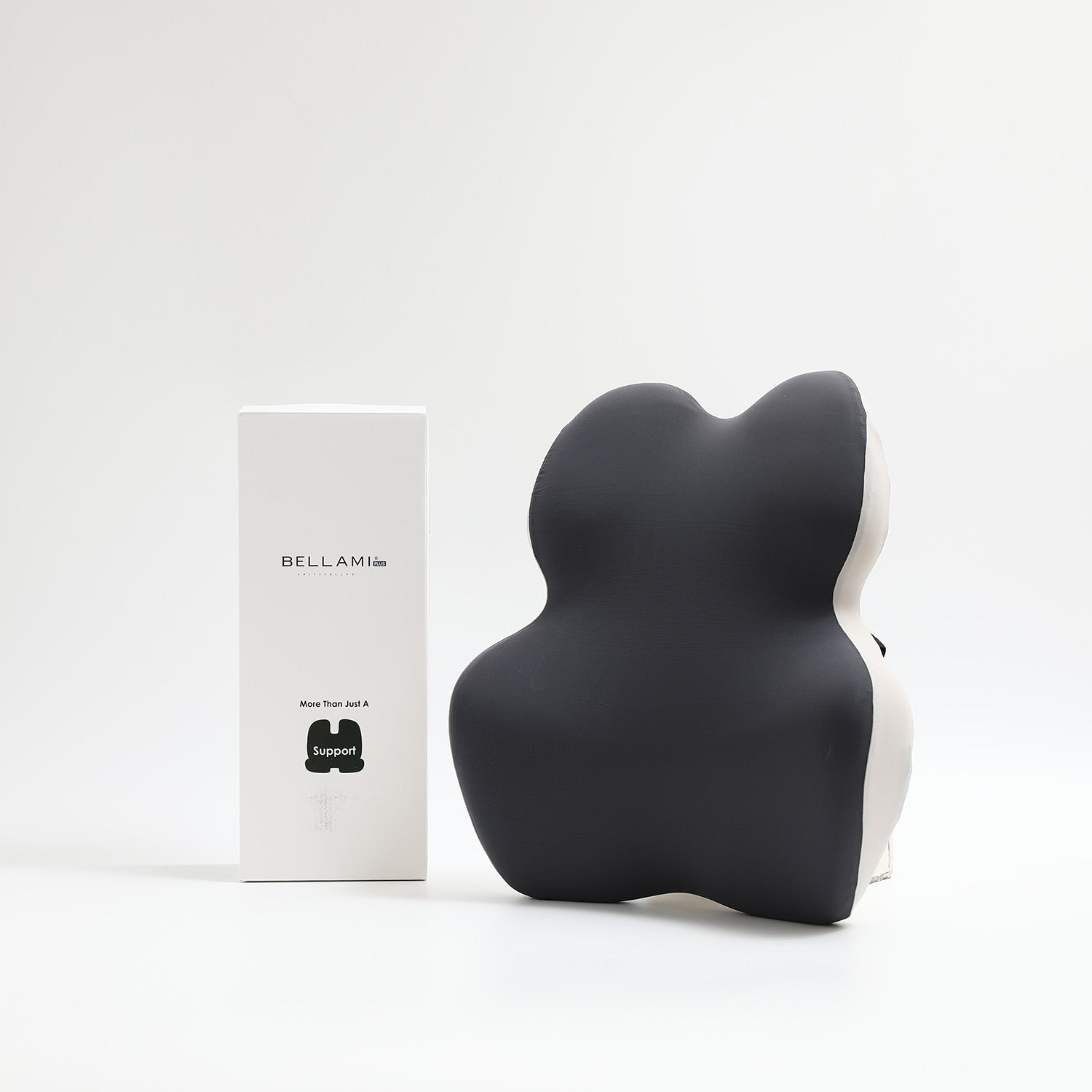 Bellami Plus Tech Series Support X Memory Foam Pillow Ergonomic Compact Support Travel Pillow