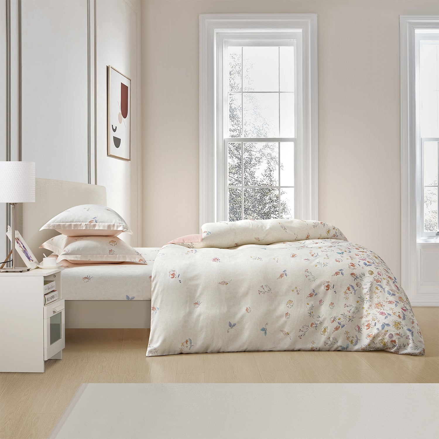 Marie Claire I MONTAIGNE I Lyocell Printed I 1000TC I Fitted Sheet I Bed Set - MC0425LY-01