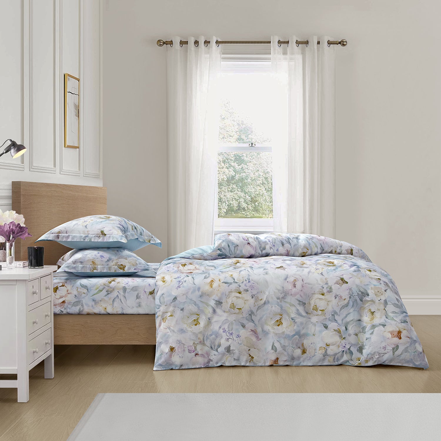 Marie Claire I MONTAIGNE I Lyocell Printed I 1000TC I Fitted Sheet I Bed Set - MC0425LY-03