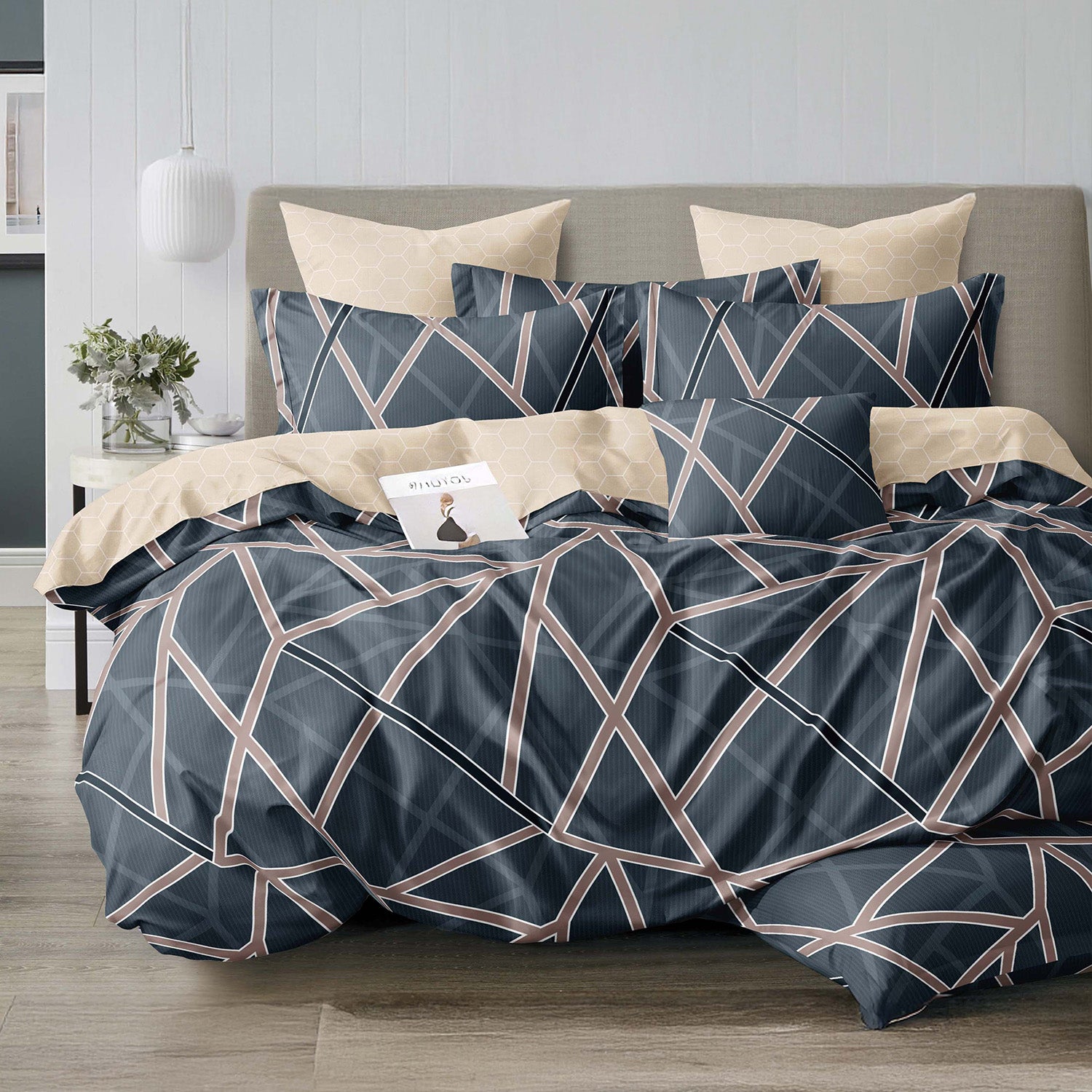 Hillcrest I 988TC ComfyLux I Printed Fitted Sheet Set - Slumber