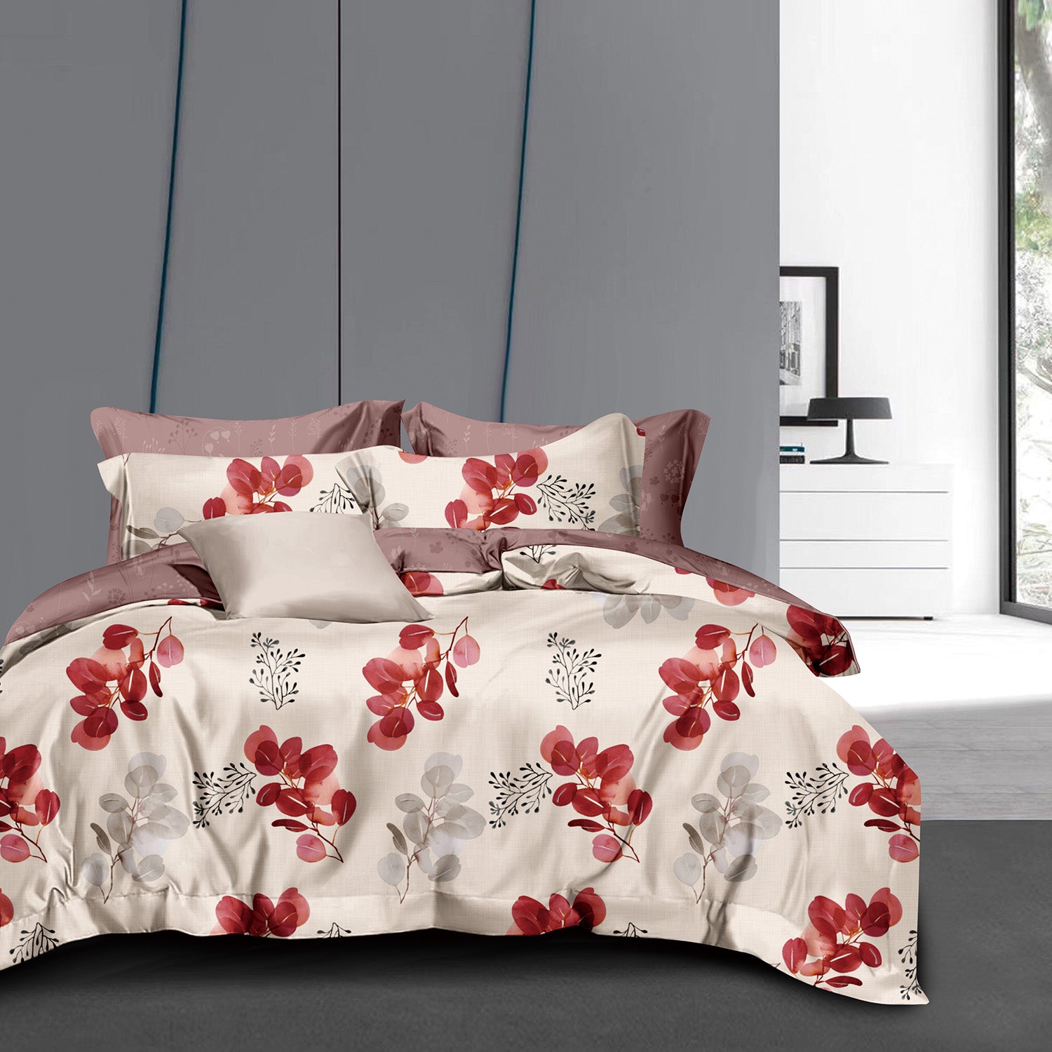 Hillcrest I 988TC ComfyLux I Printed Fitted Sheet Set - Splendor