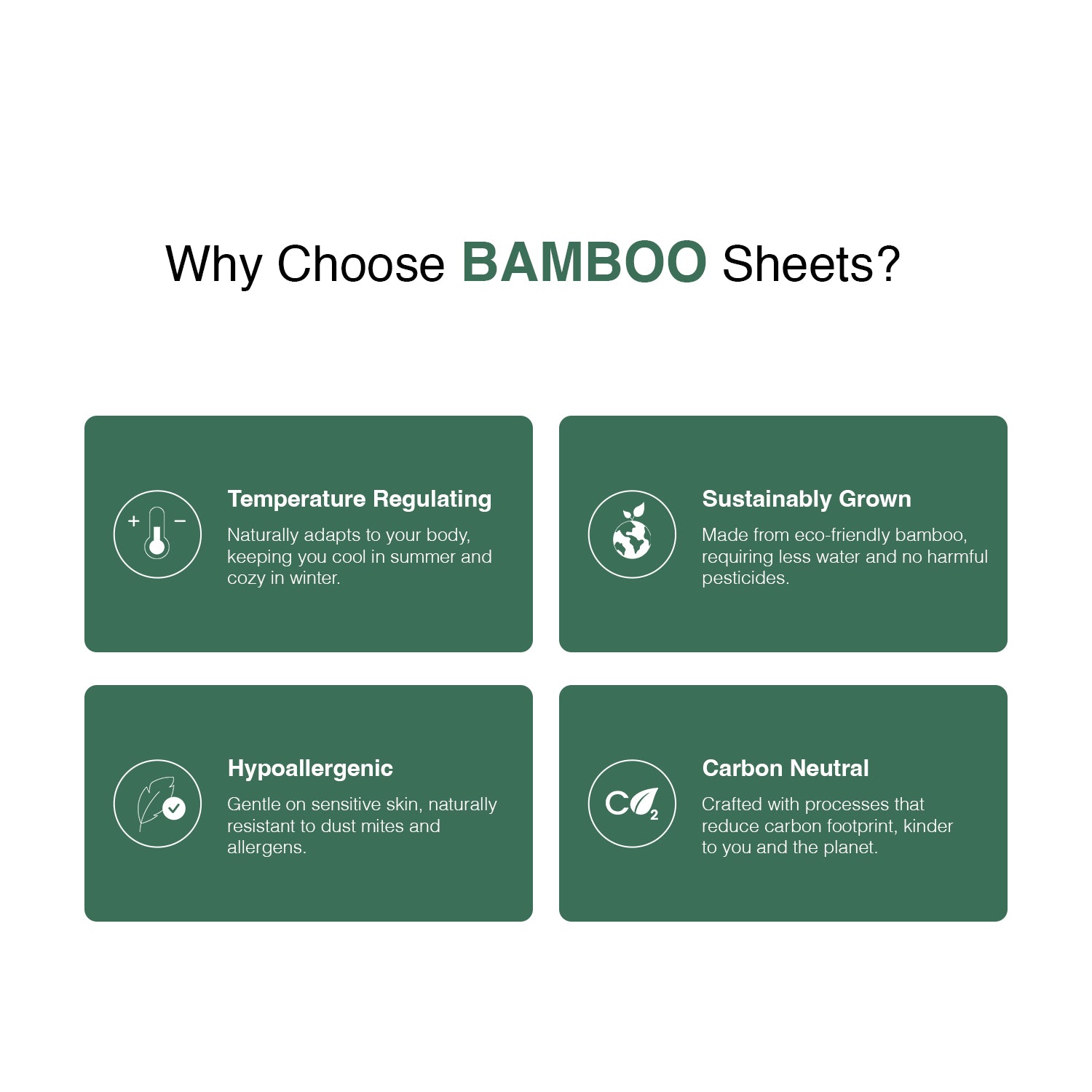 Bellami Trinity BambooPro Bed Set - Inmost Light CV Collection