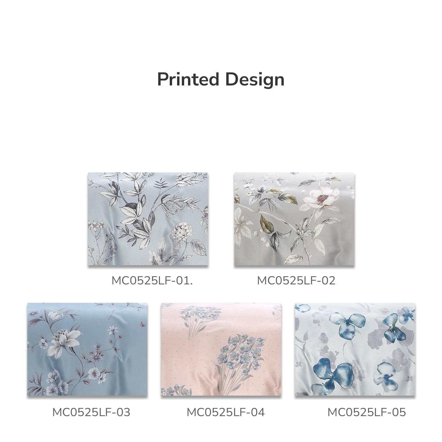 Marie Claire I MONTAIGNE I Tencel Lyocell I 1200TC Printed I Fitted Sheet Set I Bed Set - MC0525LF-02