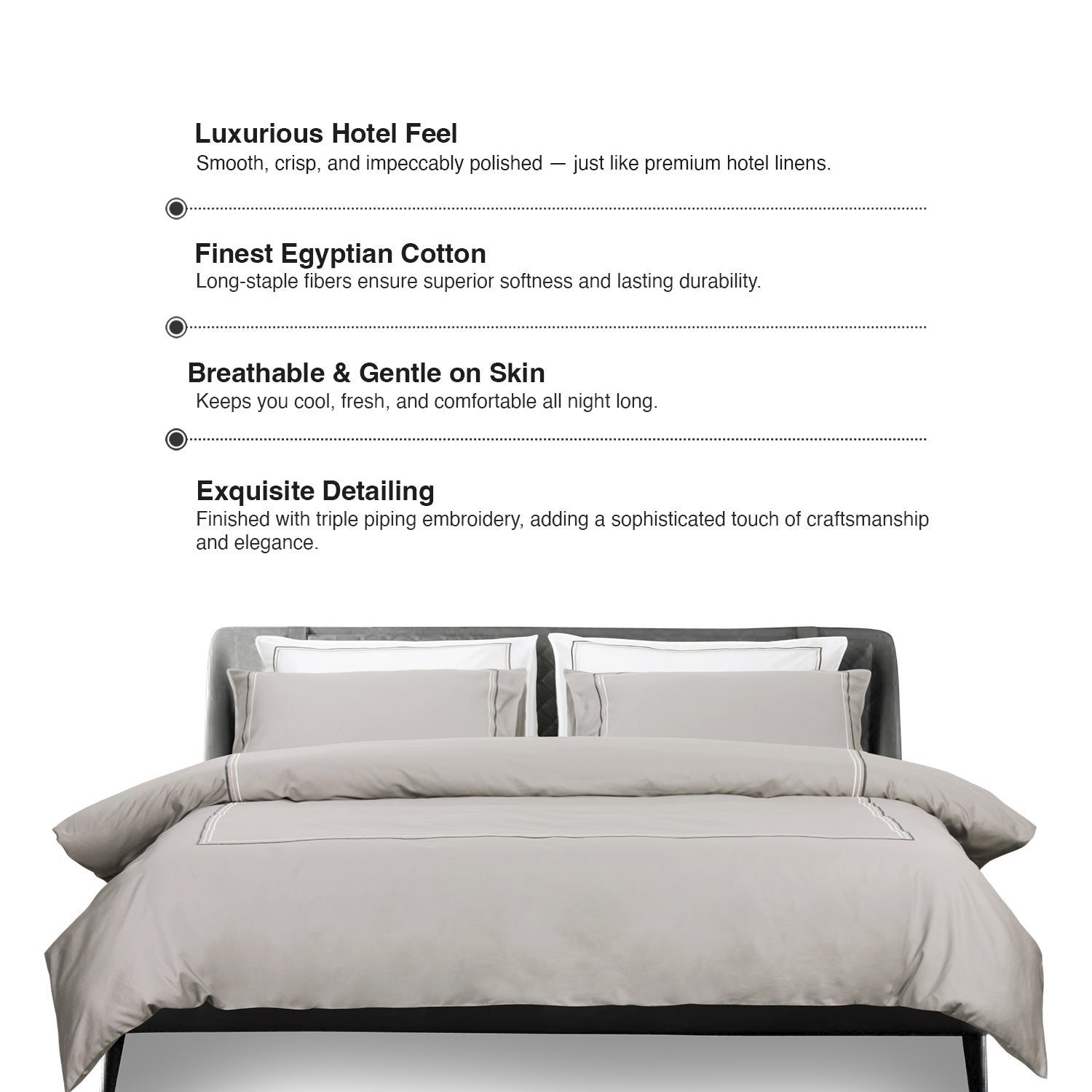 Bellami I Speedy 2.0 I 100% Egyptian Cotton I Fitted Sheet Set I Bed Set