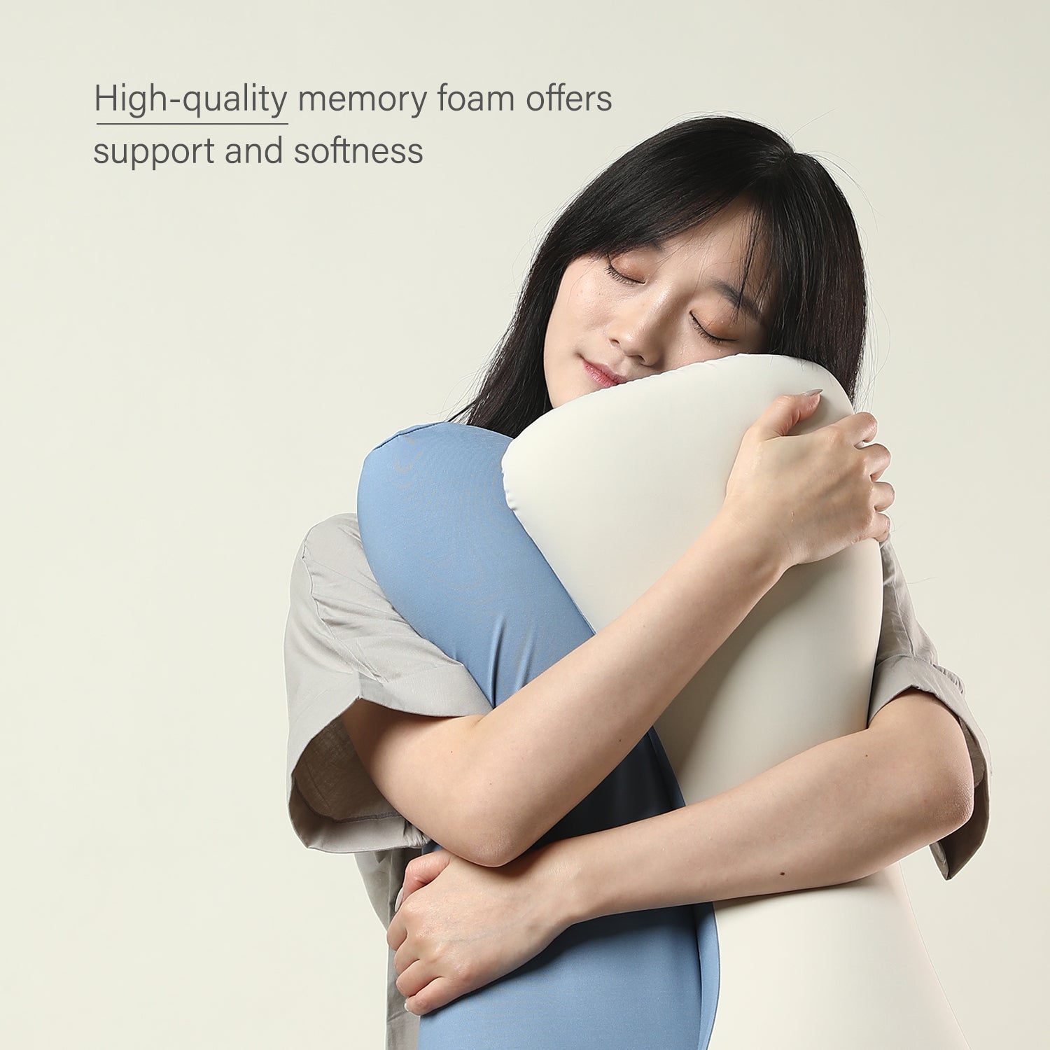 Bellami I Glacier Memory Foam Pillow I Cooling Gel I Neck & Shoulder Support I Ergonomic I Soft & Breathable