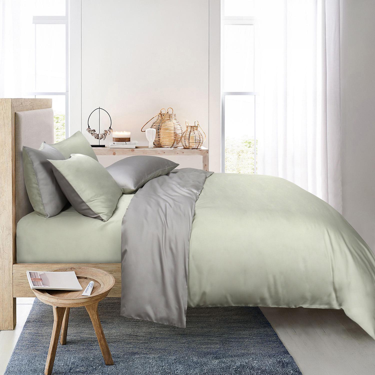 Intero Lumier Micro Tencel Solid Eniz Bedding Collection - 1500TC